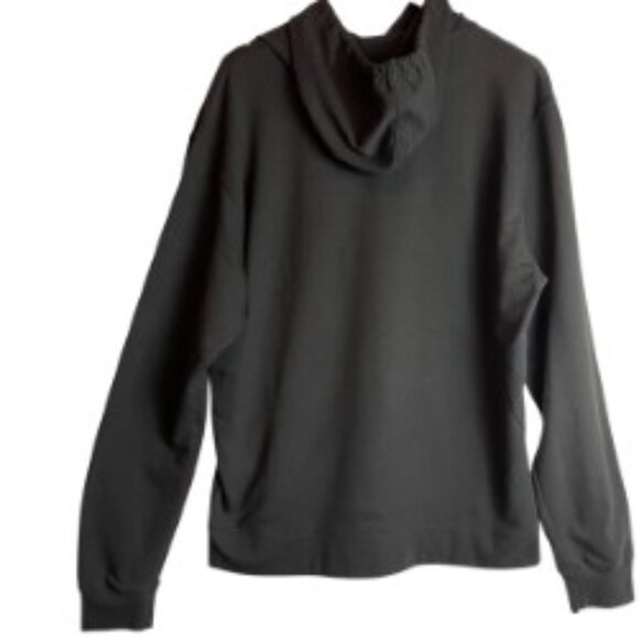 DELTA APPAREL RETRO STYLE PULLOVER SOFT BLACK BROOKLYN HOODIE SIZE XL - Picture 7 of 7